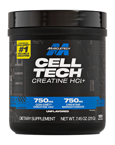 MuscleTech Cell-Tech Creatine HCl+ 211 g Sin Sabor