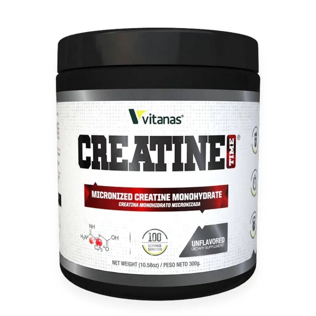 Creatina Vitanas Creatine Time 300 g - frontal comercial