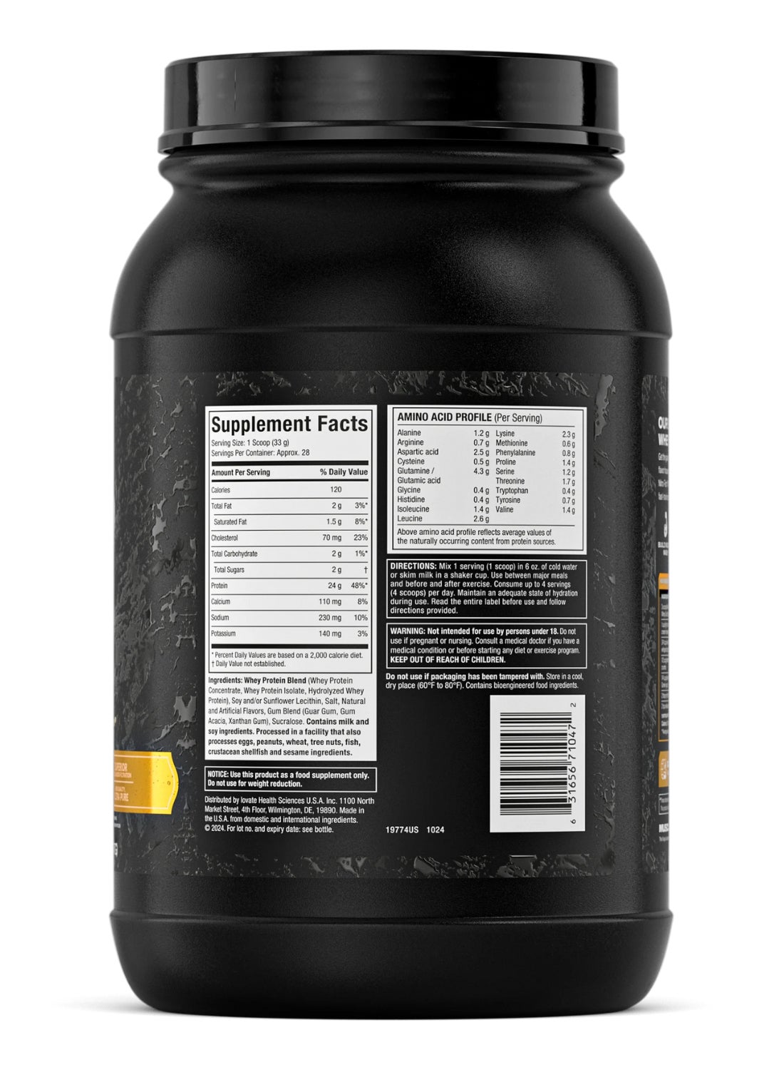 Proteína MuscleTech Nitro-Tech Whey Gold 2 lb Vanilla Cream - tabla nutricional ad4f5948 8843 4162 92b4 423eaaf2b698