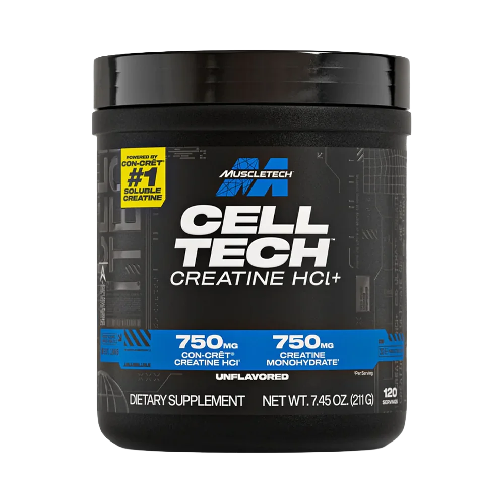 MuscleTech Cell-Tech Creatine HCl+ 211 g Sin Sabor - iherb front