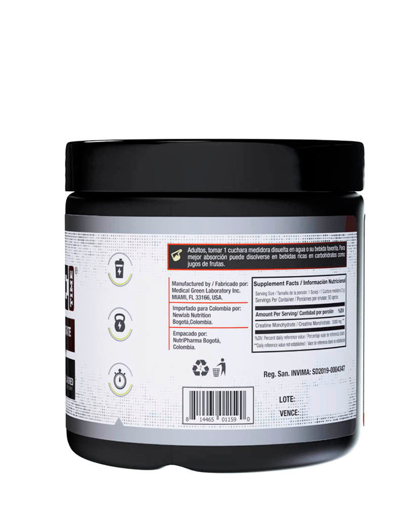 Creatina Vitanas Creatine Time 150 g - reverso
