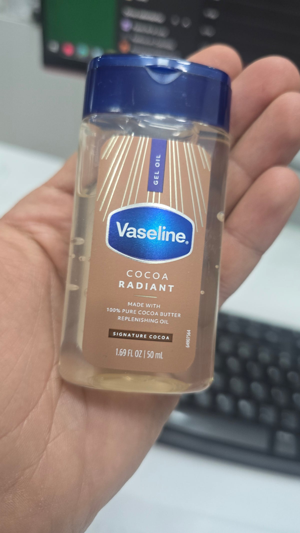 Vaseline Cocoa Radiant Gel Oil Mini 50 ml | Aceite corporal