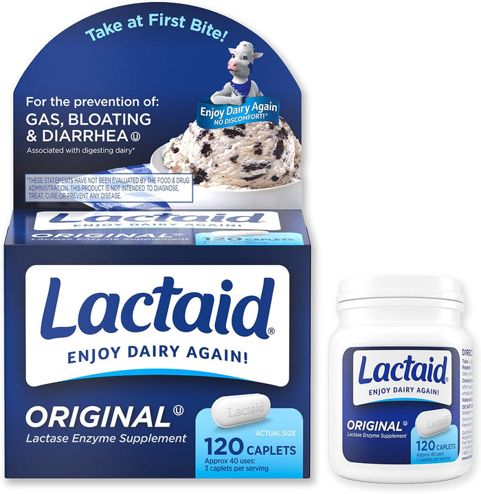 Lactaid Original 120 cápsulas