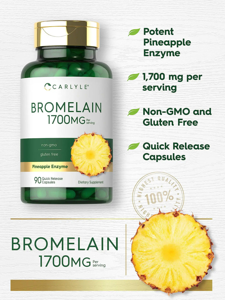 Bromelina Carlyle | 90 cápsulas