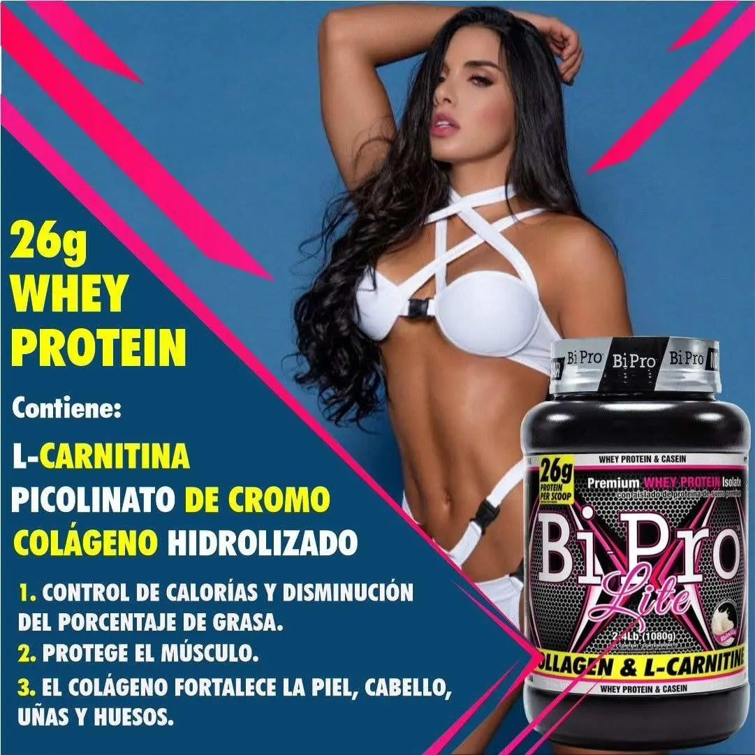 Bipro Lite – Proteína de Suero de Leche + Colágeno Hidrolizado