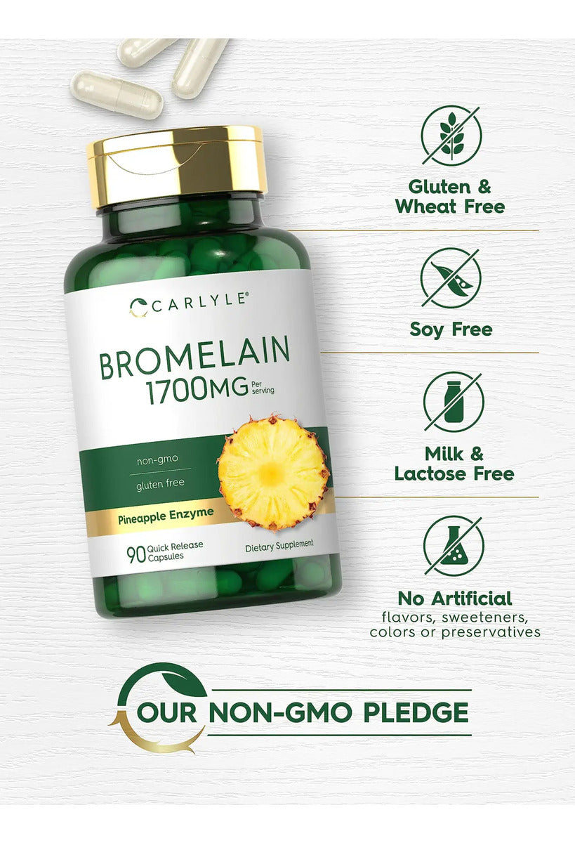 Bromelina Carlyle | 90 cápsulas