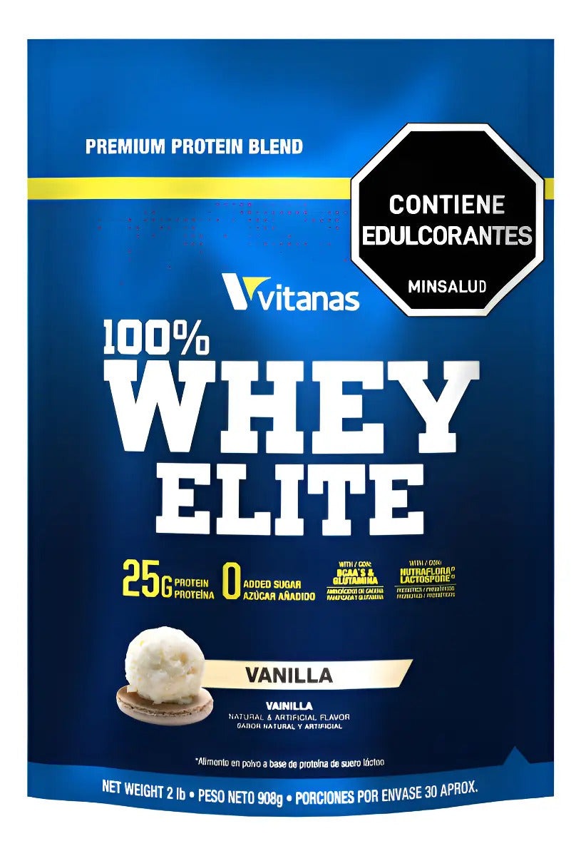 Whey Elite Vitanas 2 lb | Proteína de suero Vainilla