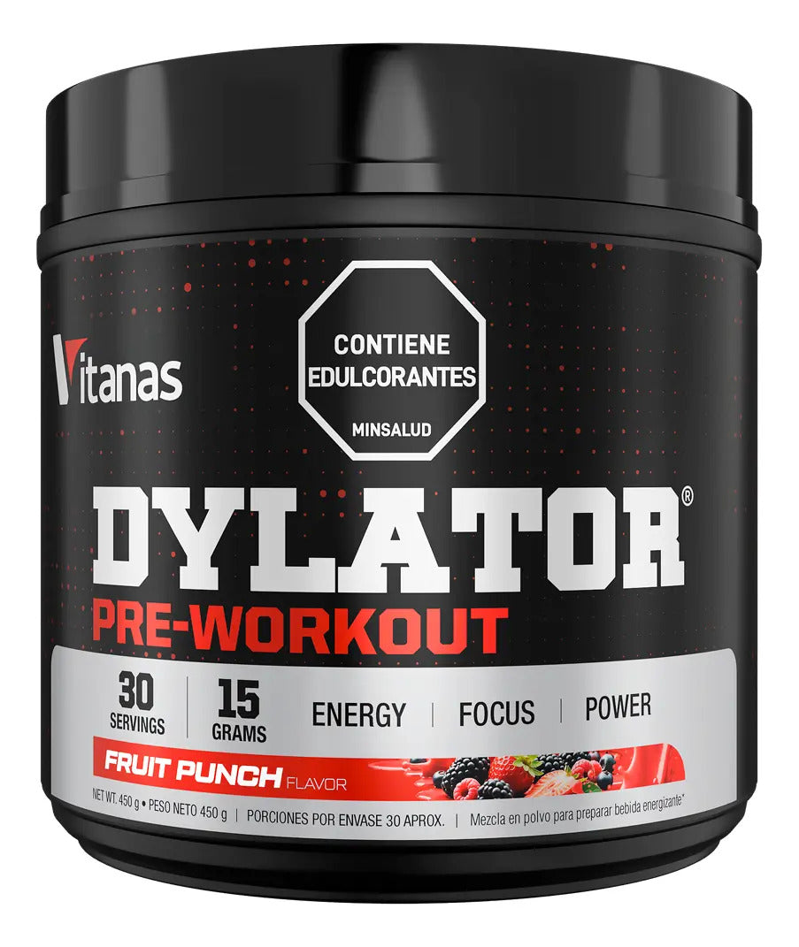 Dylator Vitanas Pre-Entreno | 450 g | 30 servicios