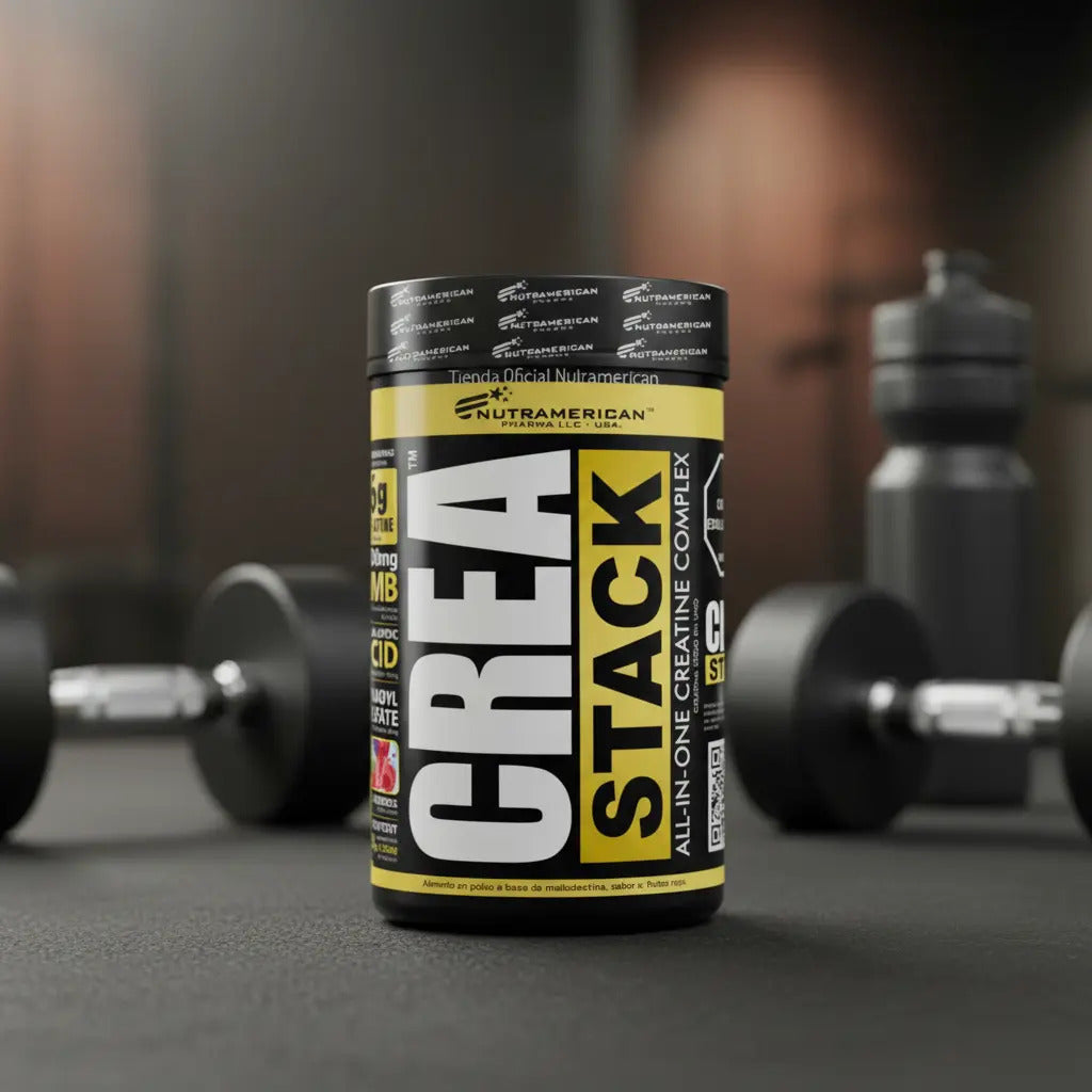 Crea Stack | Creatina con HMB | 60 porciones