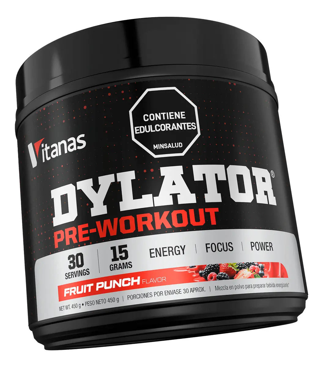 Dylator Vitanas Pre-Entreno | 450 g | 30 servicios