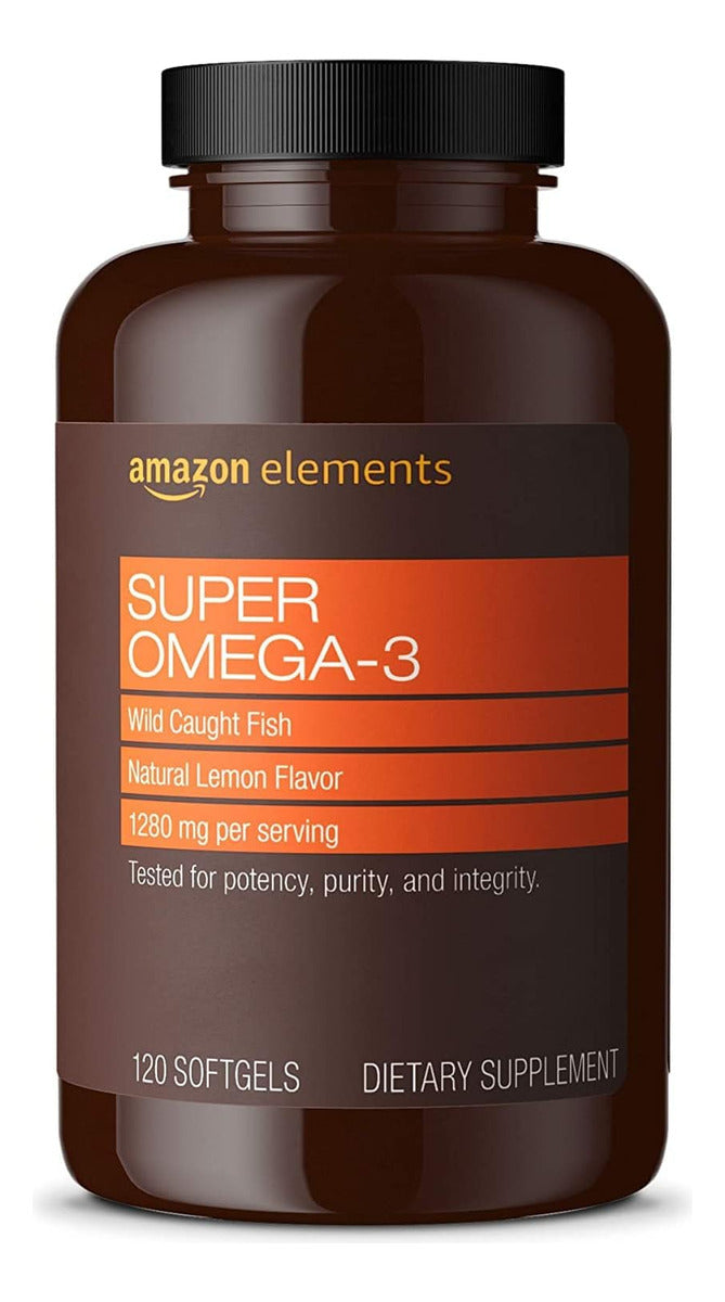 Amazon Elements Super Omega‑3 | 120 cápsulas blandas