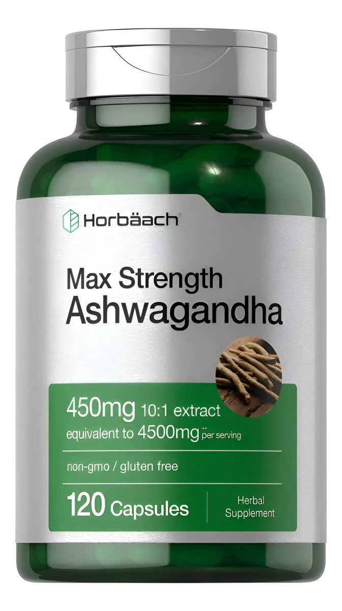 Ashwagandha 500mg 120 Caps Sin Omg Vegana Sin Gluten - MARTURI