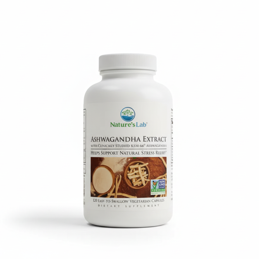Ashwagandha KSM-66 Marketplace White Background