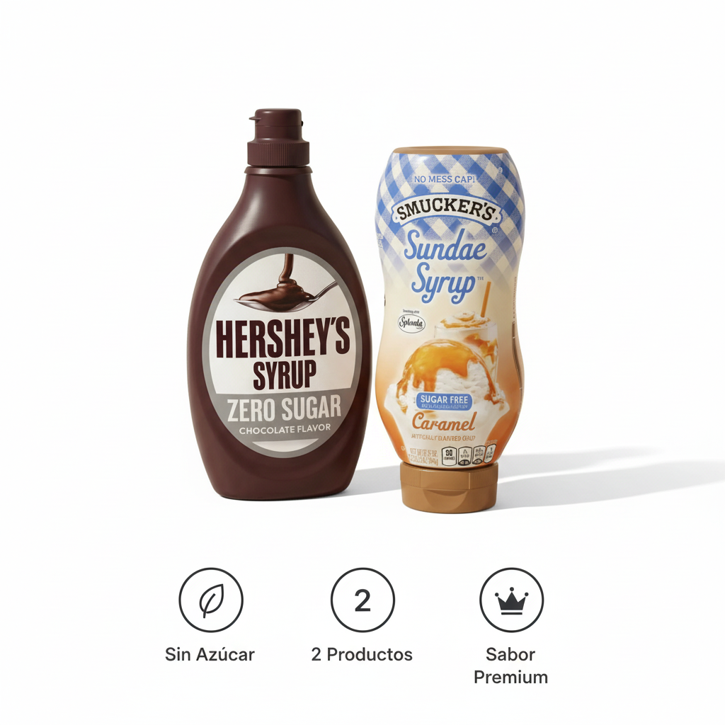 Inograf Pack Pack Toppings Sin Azúcar Hershey's + Smucker's | MARTURI
