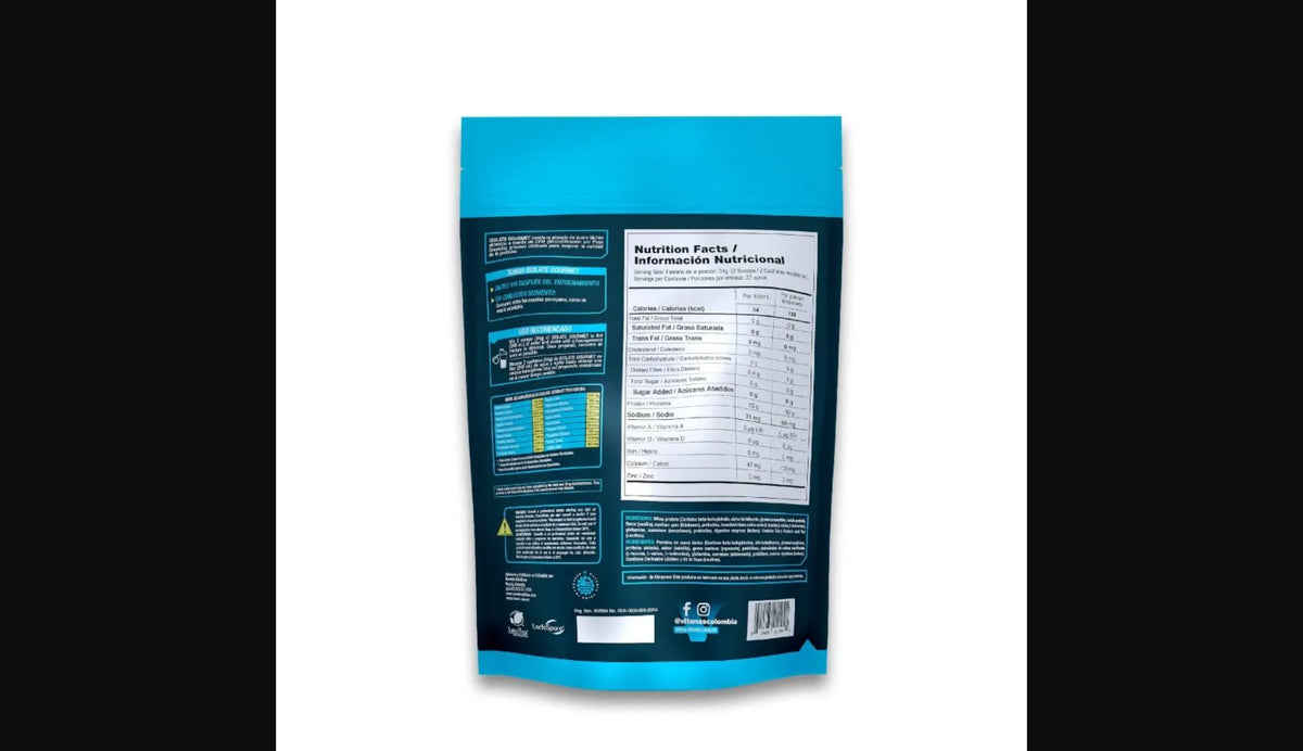 Proteína Isolate Gourmet Vitanas | 2 lb | Vainilla Orgánica