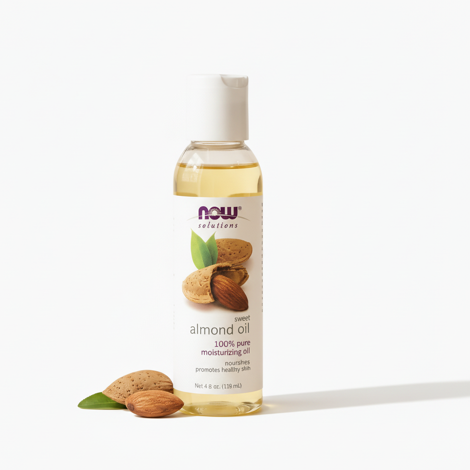 Aceite de Almendras Dulces NOW Solutions 118 ml · 100% Puro