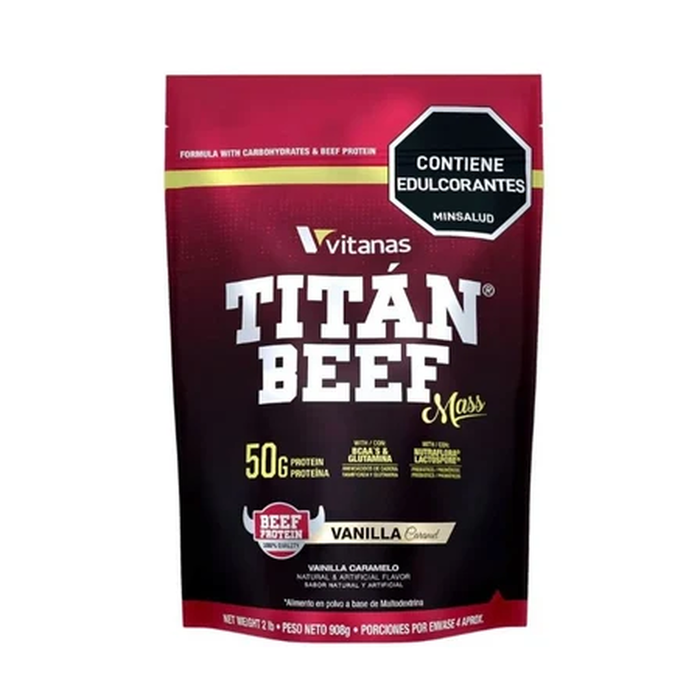 Titan Beef Mass Vitanas vainilla caramelo