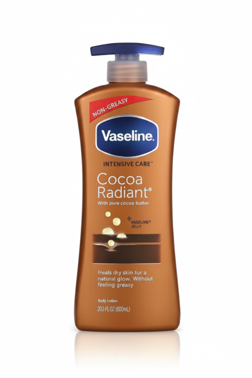 Vaseline Cocoa Radiant – Fondo Blanco Lujo